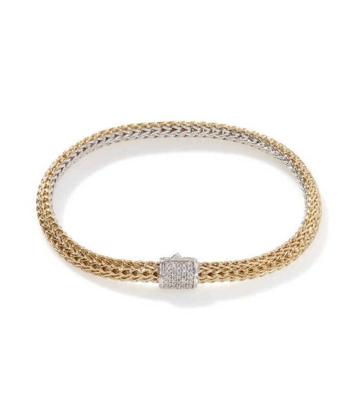 Pulsera Icon, Oro, Plata, Diamantes